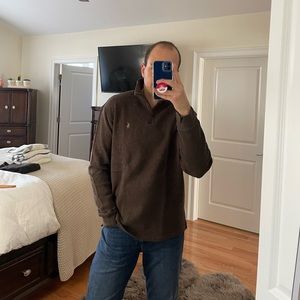 Polo by Ralph Lauren Large Zip Up in brown